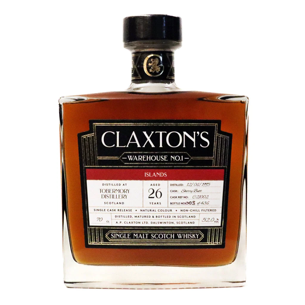 Tobermory Claxton's Warehouse 1 Sherry Butt 1995 26 Year Old Whisky | 700ML - Whiskey