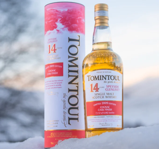 Tomintoul 14 Years Old | 2009 Cognac Cask Finish Limited Edition | 700ML - Whiskey