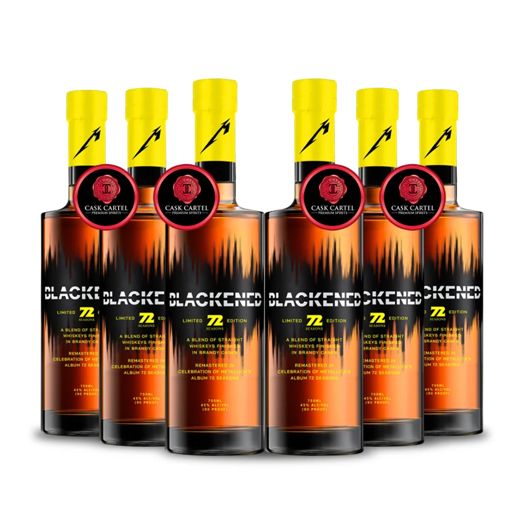 METALLICA | BLACKENED™ 72 SEASONS ALBUM | LIMITED EDITION | 2023 RELEASE | (6) BOTTLE BUNDLE - Whiskey