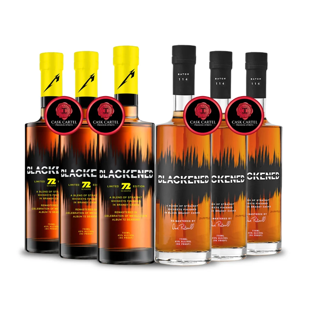 METALLICA | BLACKENED™ 72 SEASONS ALBUM | LIMITED EDITION | 2023 RELEASE | (6) BOTTLE FLAGSHIP BUNDLE - Whiskey
