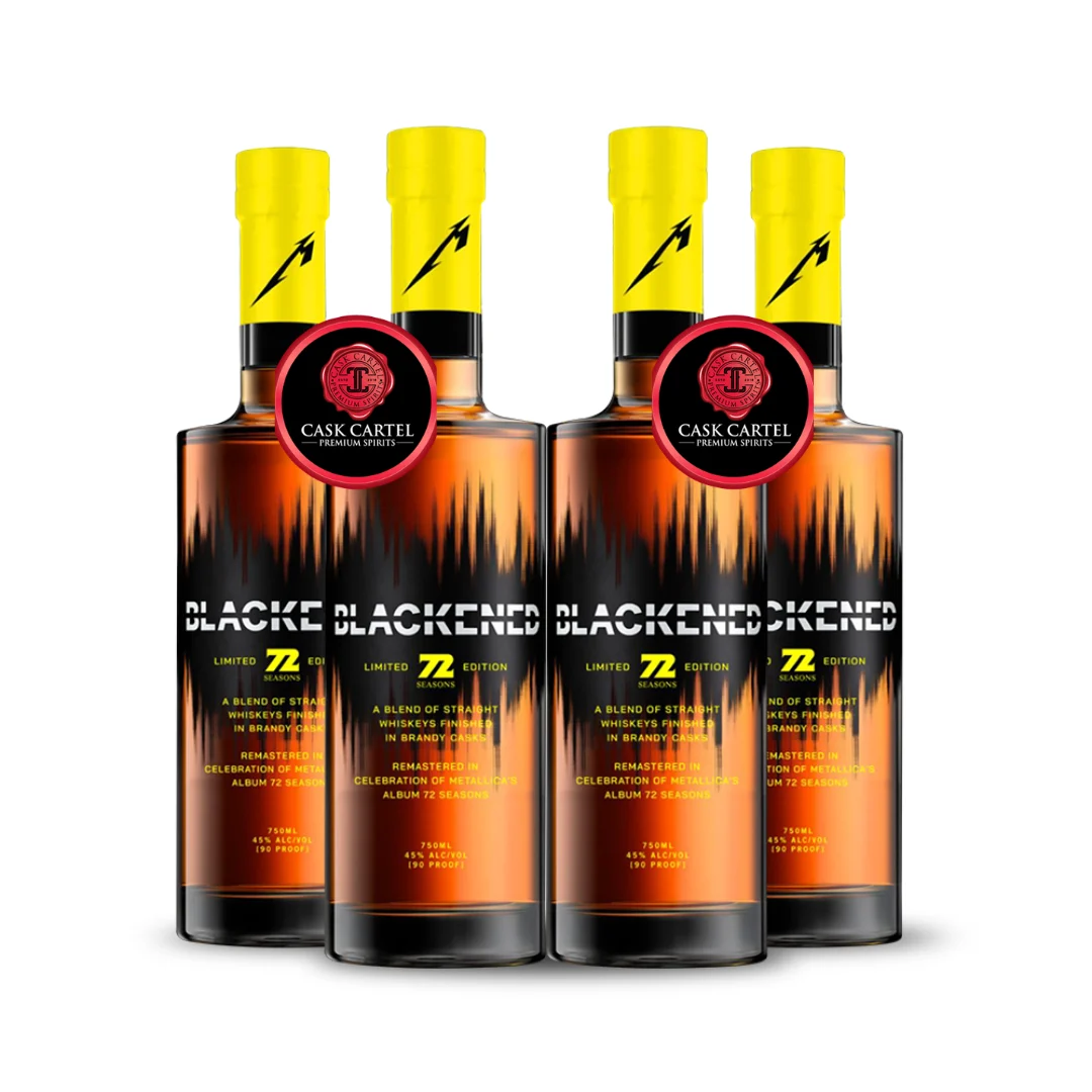 METALLICA | BLACKENED™ 72 SEASONS ALBUM | LIMITED EDITION | 2023 RELEASE | (4) BOTTLE BUNDLE - Whiskey