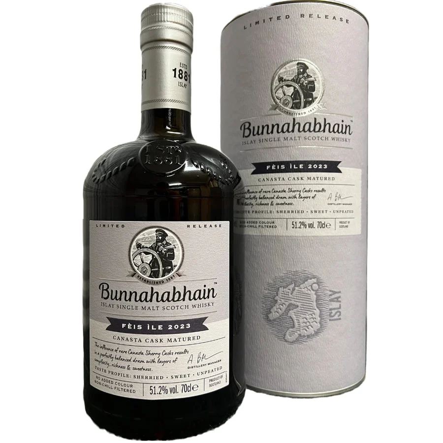 Bunnahabhain Canasta Cask Feis Ile 2023 Scotch Whisky | 700ML - Whiskey