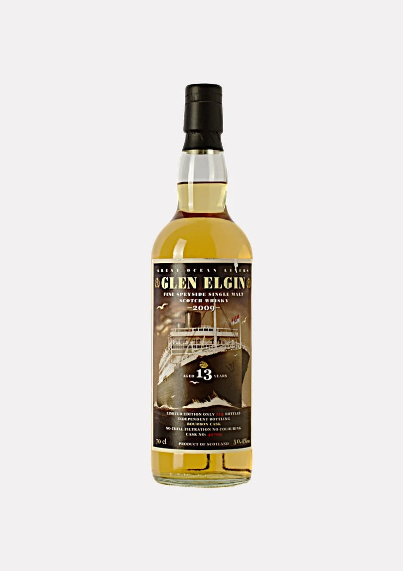 Glen Elgin 13 Year Old (D.2009, B.2023) Jack Wiebers Great Ocean Liners Scotch Whisky | 700ML
