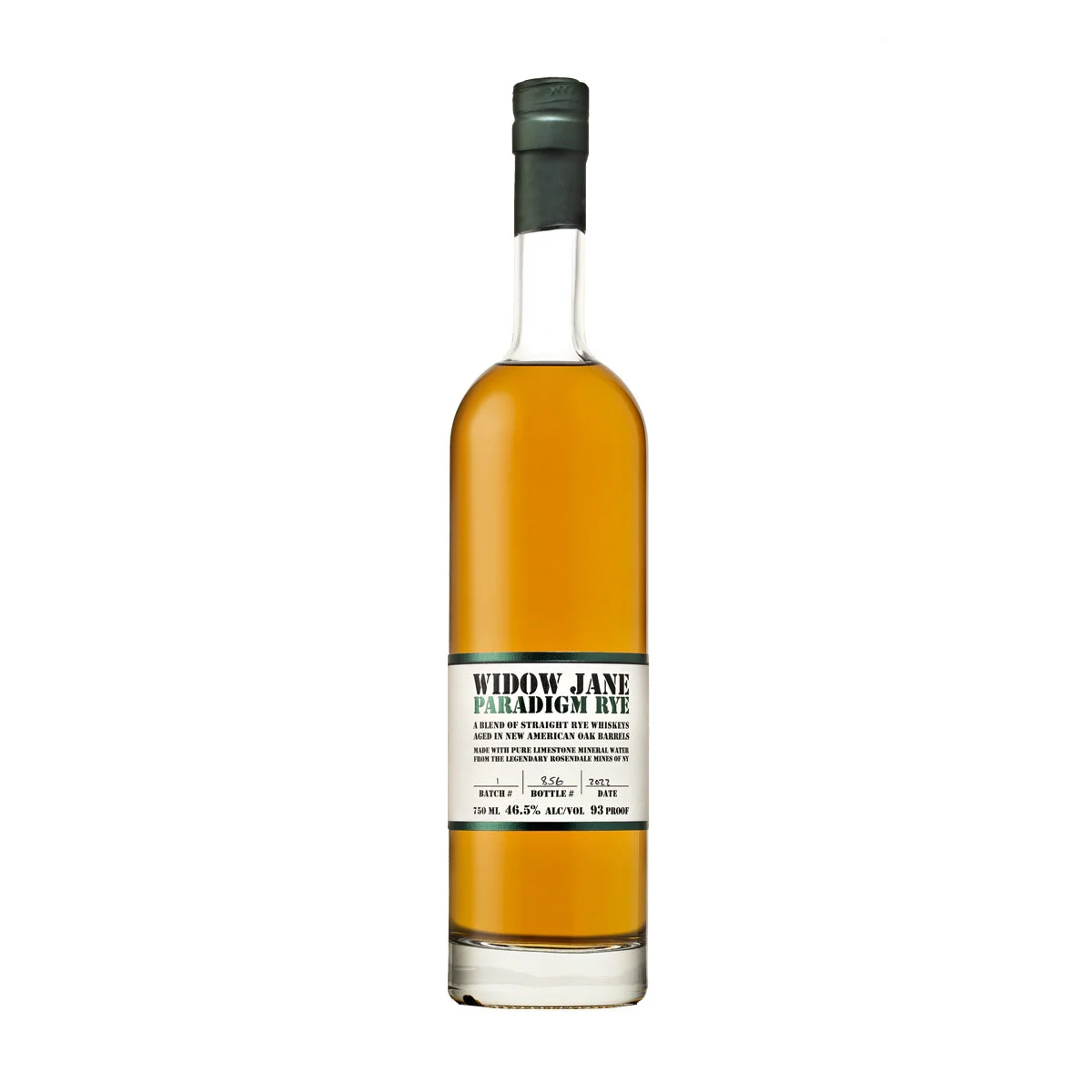 Widow Jane Paradigm Rye Whiskey