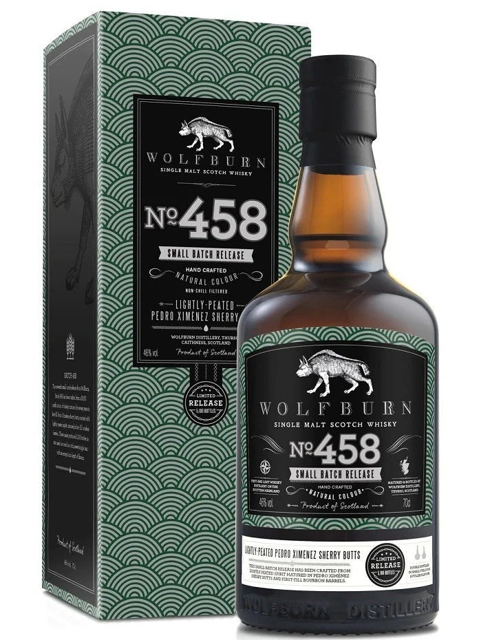 Wolfburn Small Batch # 458 Highland Single Malt Scotch Whisky | 700ML - Whiskey