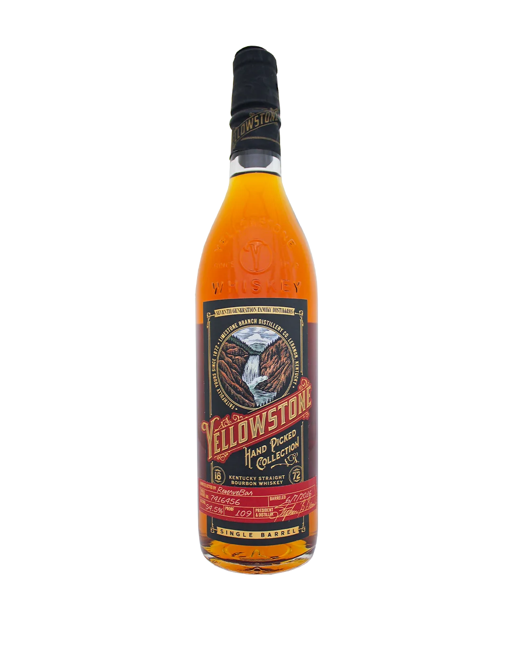 Yellowstone S1B21 Single Barrel Bourbon Whiskey