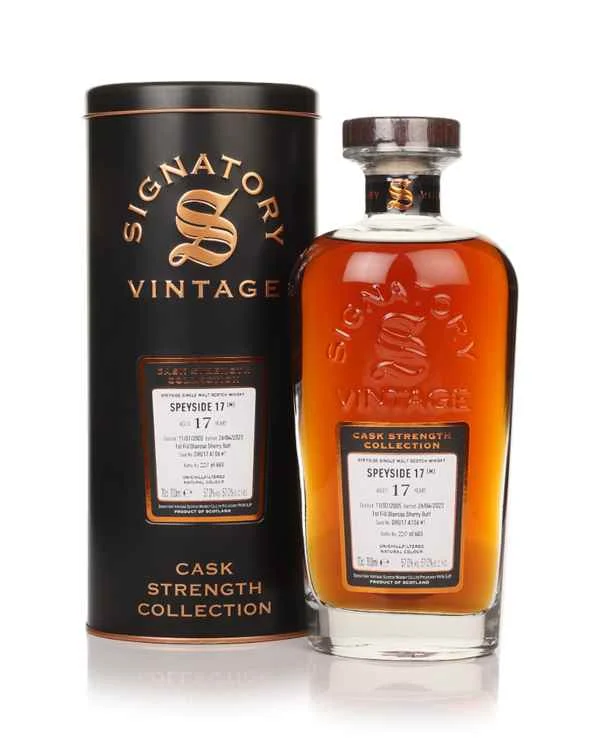 Secret Speyside 17 Year Old 2005 (Cask DRU 17/A106 #1) Cask Strength Collection (Signatory) Scotch Whisky | 700ML - Whiskey