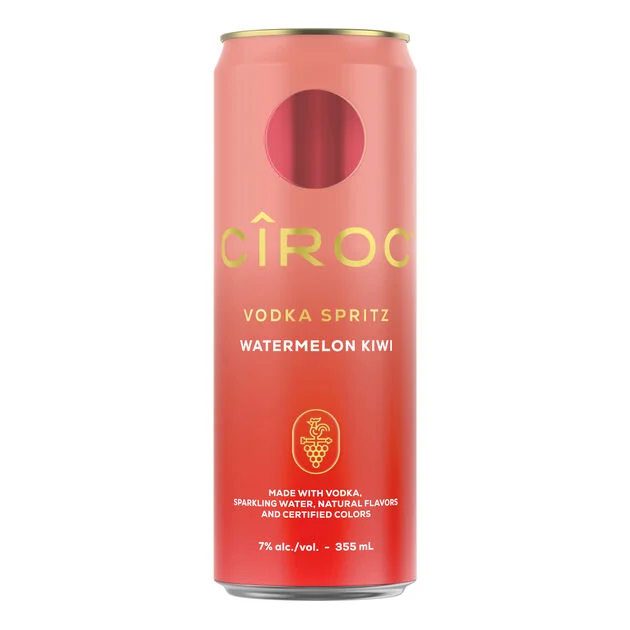 Cîroc Vodka Spritz Watermelon Kiwi Cocktail | 4x355ML