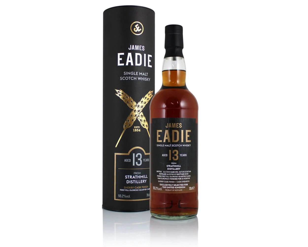 Strathmill 13 Year Old 2009 (Cask 367345 & 367346) James Eadie Scotch Whisky | 700ML - Whiskey