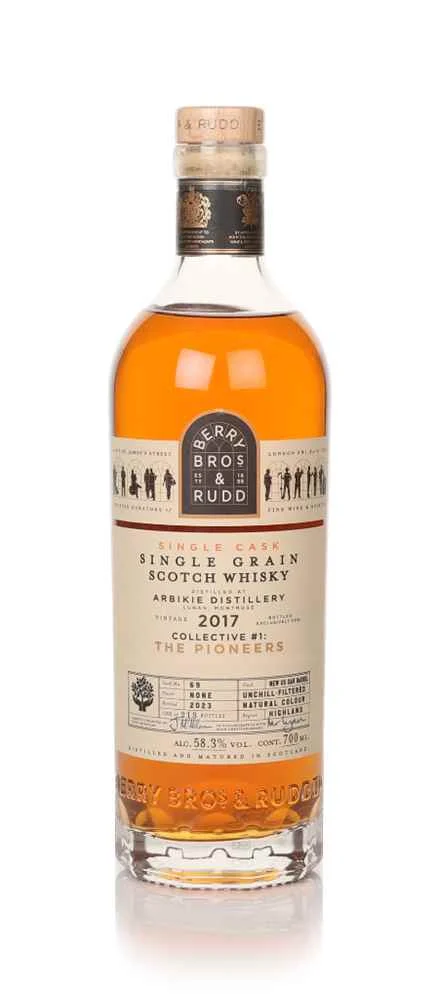 Arbikie 2017 (embotellado en 2023) (Barrica 69) - Colectivo n.° 1: Whisky escocés The Pioneers (Berry Bros. & Rudd) | 700ML