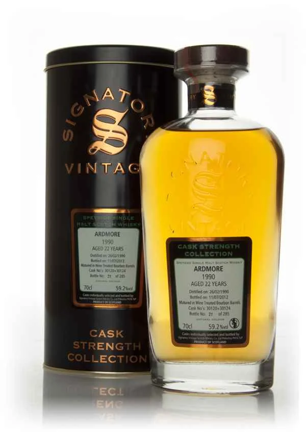 Ardmore 22 Year Old 1990 - Cask Strength Collection (Signatory) Scotch Whisky | 700ML