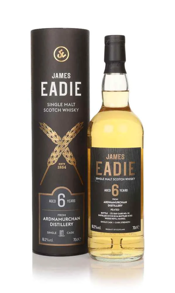 Ardnamurchan 6 Year Old 2016 (Cask 911) James Eadie Scotch Whisky | 700ML - Whiskey