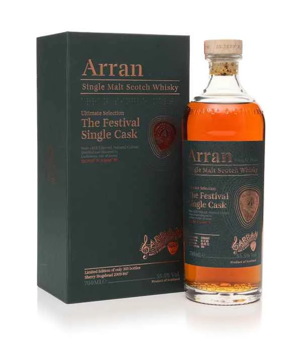 Arran 12 Year Old 2009 - The Festival Single Cask Scotch Whisky | 700ML