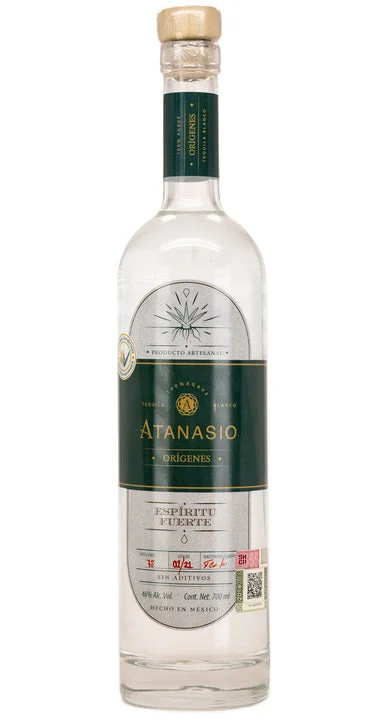 Atanasio Orígenes Espíritu Fuerte Blanco Tequila