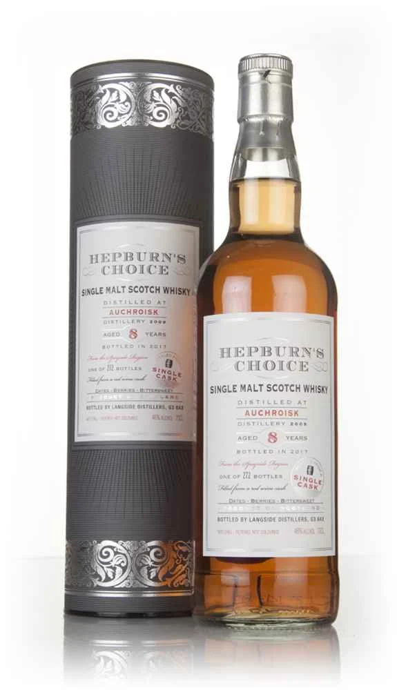 Auchroisk 8 Year Old 2009 - Hepburn's Choice (Langside) Scotch Whisky | 700ML