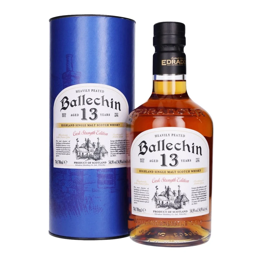 Edradour Ballechin 13 Year Old Batch 1 Cask Strength Edition Scotch Whisky | 700ML - Whiskey
