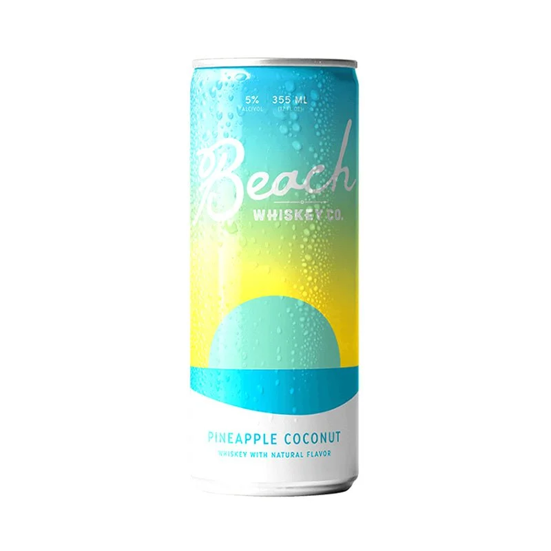 Beach Whiskey Co Pineapple Coconut Cocktail | 4x355ML
