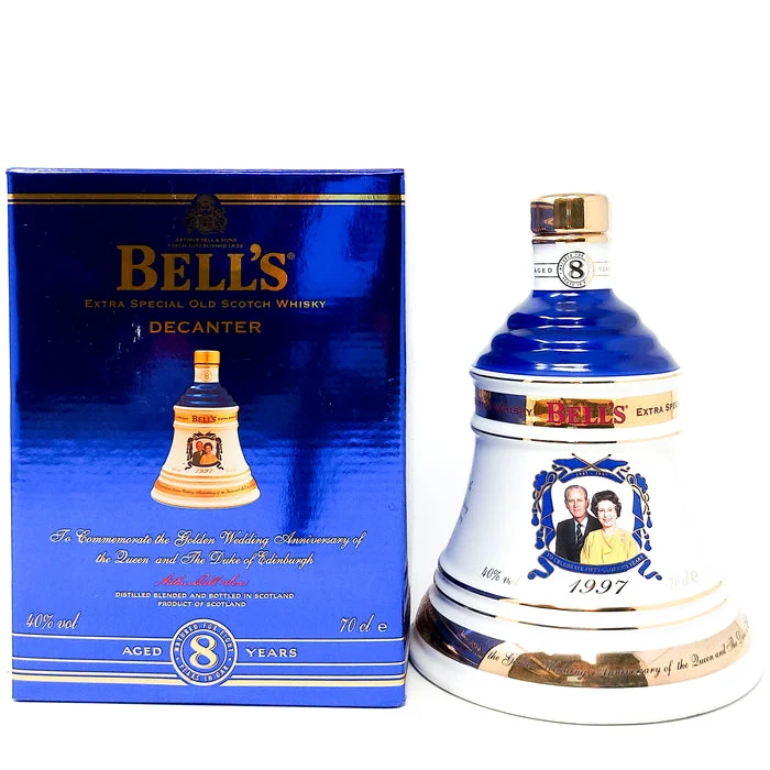 Bell’s 8 Year Old Queen Elizabeth 50th Golden Wedding Anniversary Scotch Whisky | 700ML - Whiskey