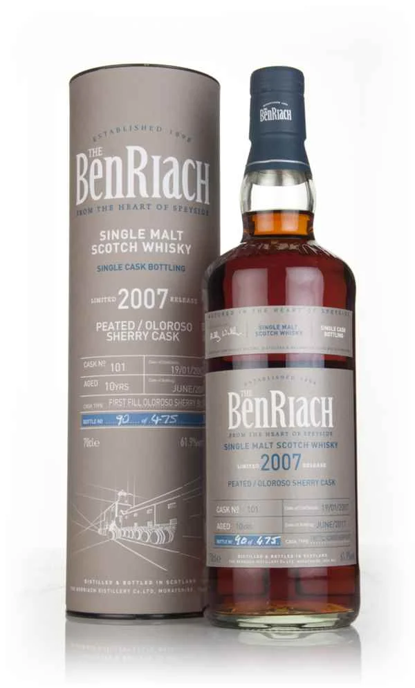 BenRiach 10 Year Old 2007 (cask 101) Scotch Whisky | 700ML - Whiskey