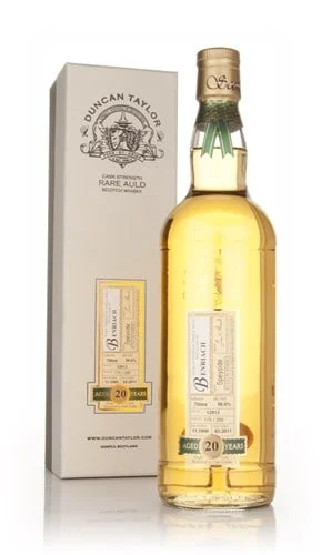 Benriach 20 años 1990 - Whisky escocés raro Auld (Duncan Taylor) | 700ML