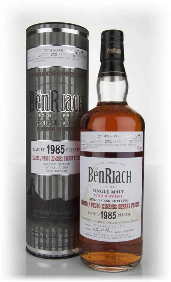 Benriach 26 Year Old 1985 Peated Pedro Ximénez Cask Finish Scotch Whisky | 700ML - Whiskey