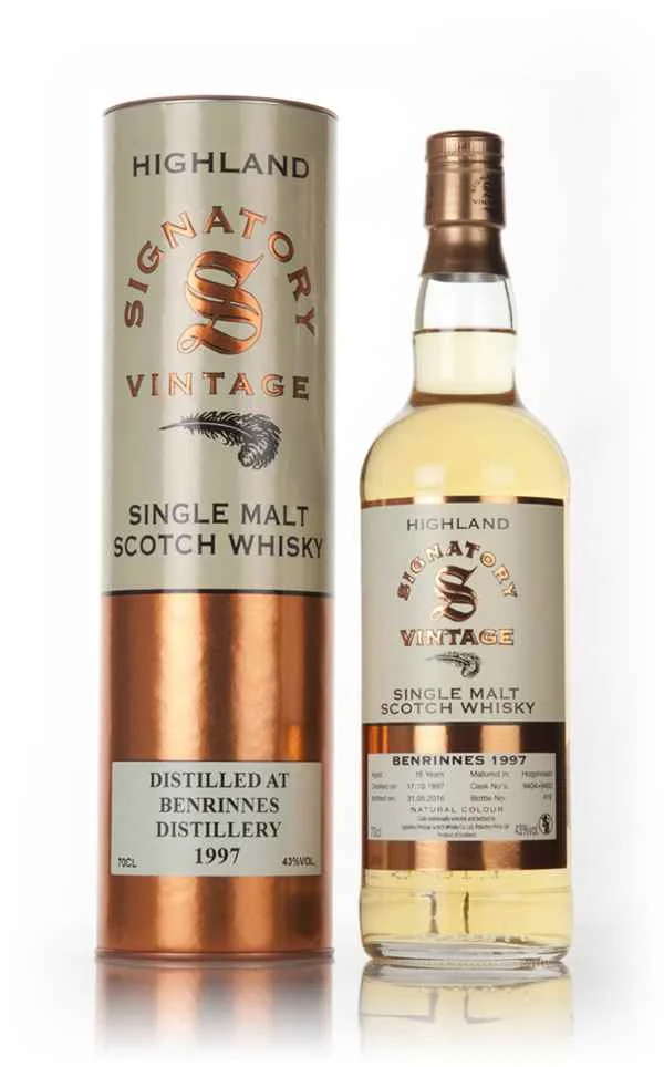 Benrinnes 18 Year Old 1997 (casks 9404 & 9405) - Signatory Scotch Whisky | 700ML