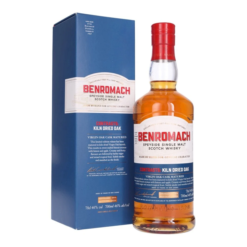 Benromach Contrasts: Kiln Dried Oak (D.2012, B.2023) Scotch Whisky | 700ML - Whiskey