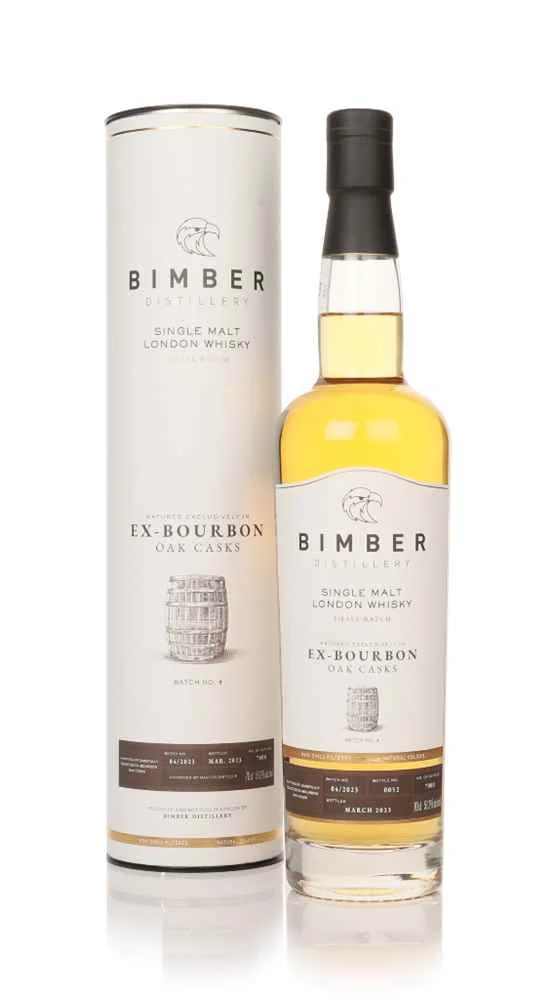 Bimber Ex-Bourbon Oak Casks Batch No.4 Single Malt London Whisky | 700ML