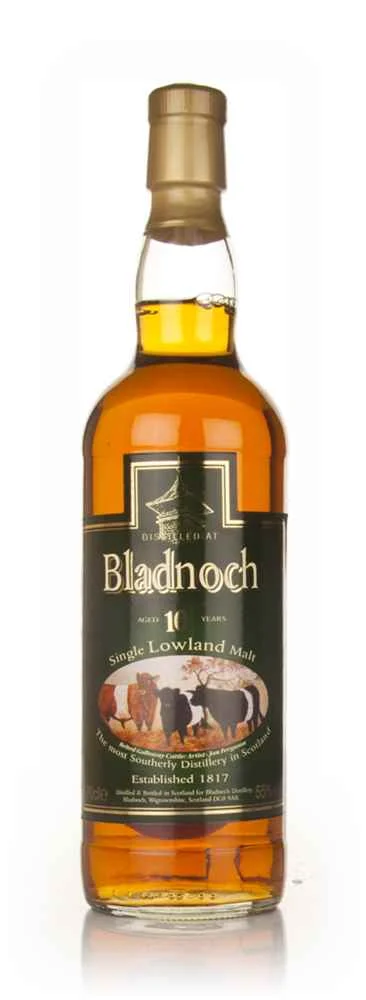 Bladnoch 10 Year Old - Belted Galloway Label Scotch Whisky | 700ML