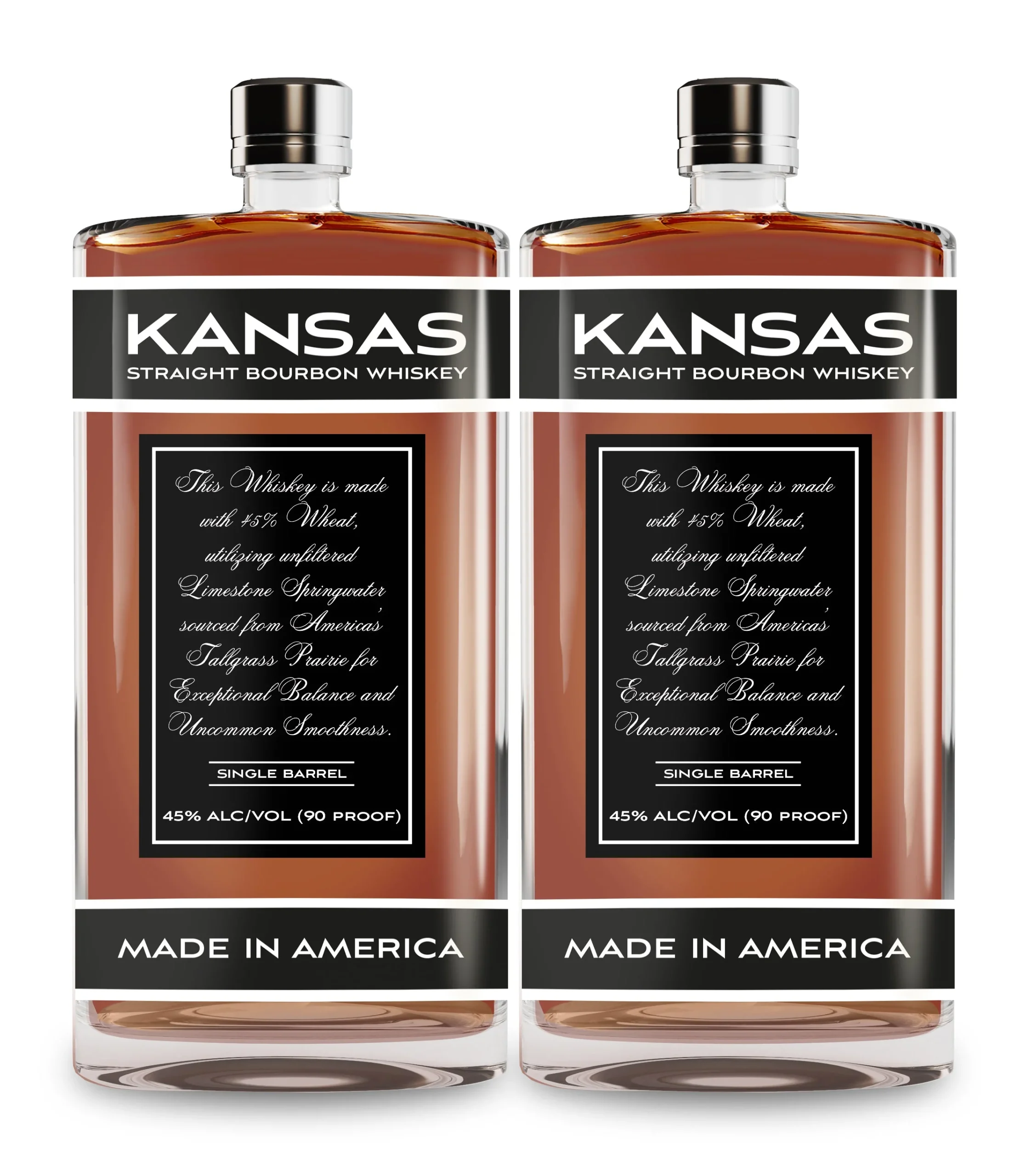 Kansas Straight Bourbon Whiskey | (2) Bottle Bundle