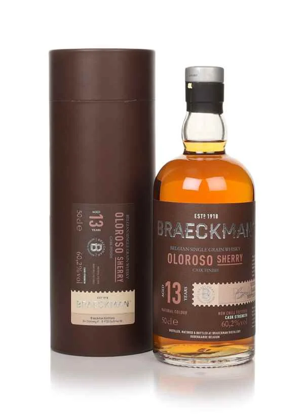 Braeckman 13 Year Old 2007 (cask 284) Oloroso Sherry Cask Finish Single Grain Whisky | 500ML - Whiskey