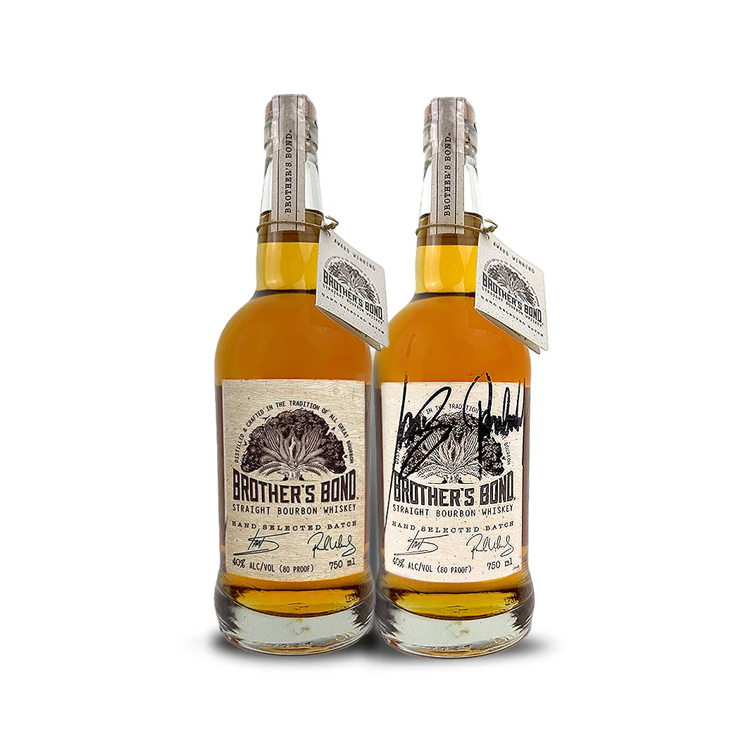 Vampire Diaries | Brother's Bond Straight Bourbon Whiskey | Ian Somerhalder & Paul Wesley | Autograph | Limited Edition | Bundled w/ Standard Bottle
