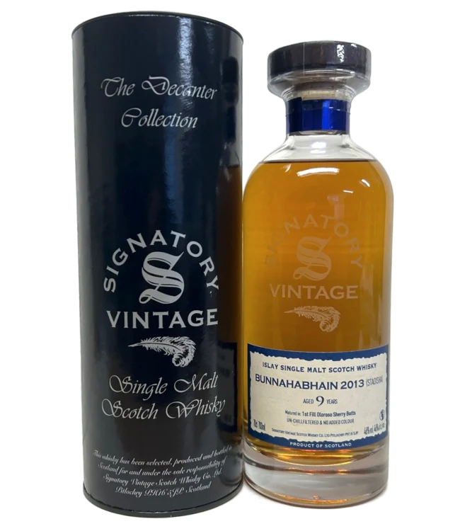 Bunnahabhain 2013, 9 Year Old Ibisco Decanter Signatory Vintage Scotch Whisky | 700ML - Whiskey
