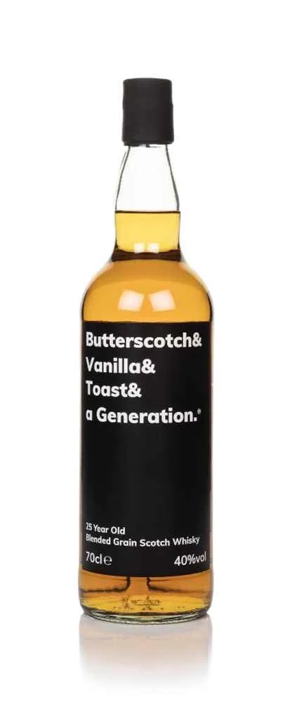 Caramelo, vainilla, tostadas y whisky escocés de 25 años de una generación | 700ML