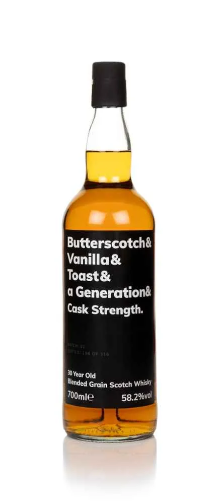 Butterscotch & Vanilla & Toast & A Generation & Cask Strength 30 Year Old Batch 01 Scotch Whisky | 700ML - Whiskey