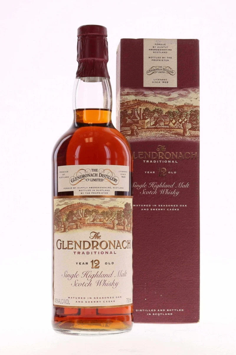 The GlenDronach 12 Year Old Traditional - 1990s Highland Scotch Whisky