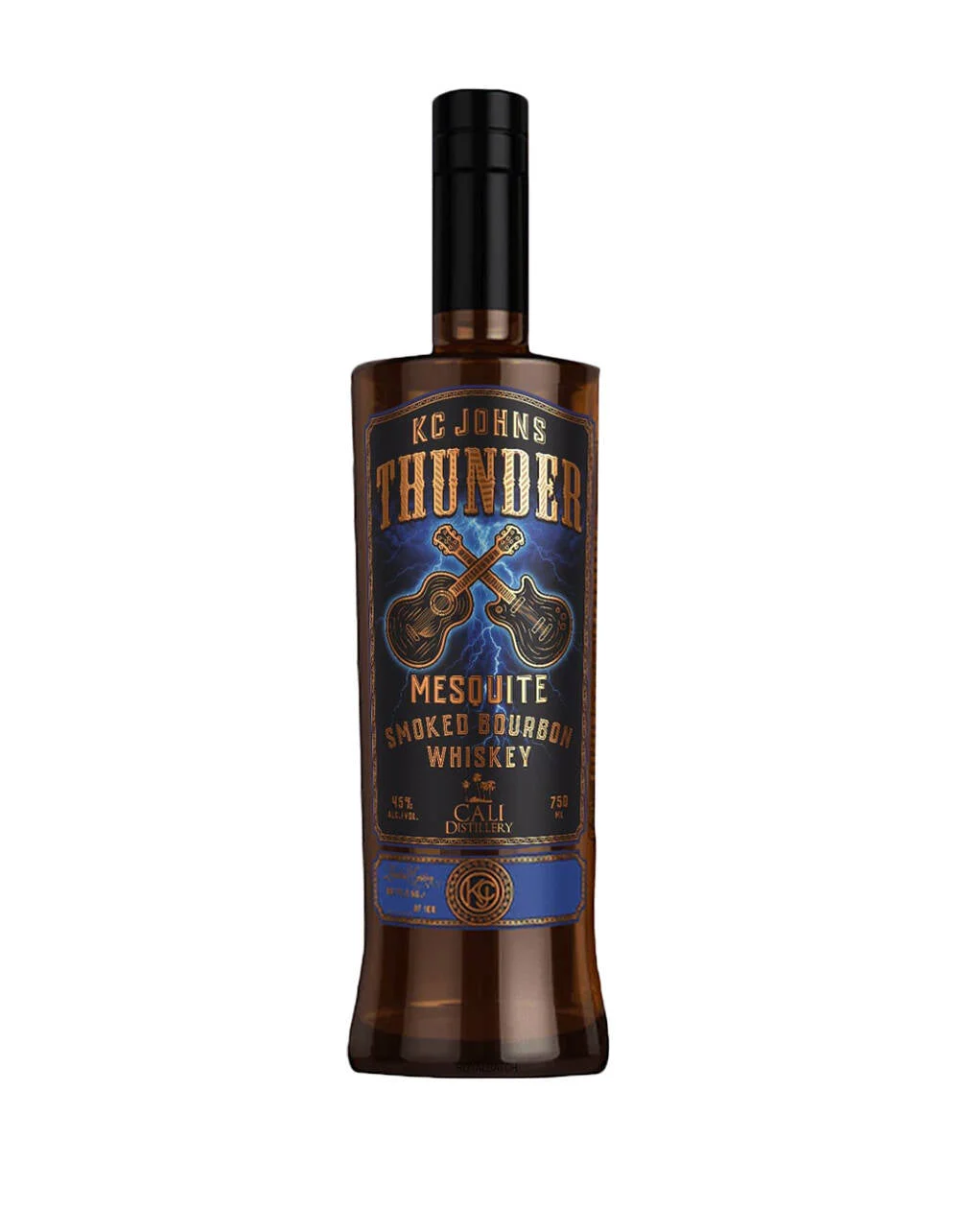 Destilería Cali KC Johns Thunder con whisky bourbon de mesquite ahumado