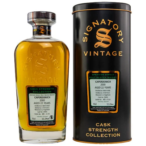 Caperdonich 22 Year Old 2000 (cask 29480) - Cask Strength Collection (Signatory) Scotch Whisky | 700ML