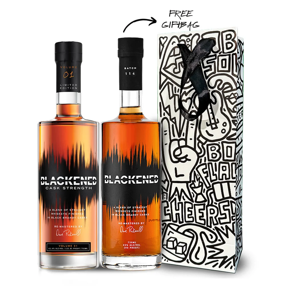 METÁLICA | FUERZA EN BARRICA DE WHISKY BLACKENED™ | EDICIÓN LIMITADA 2023 | (2) Paquete de botellas + buque insignia
