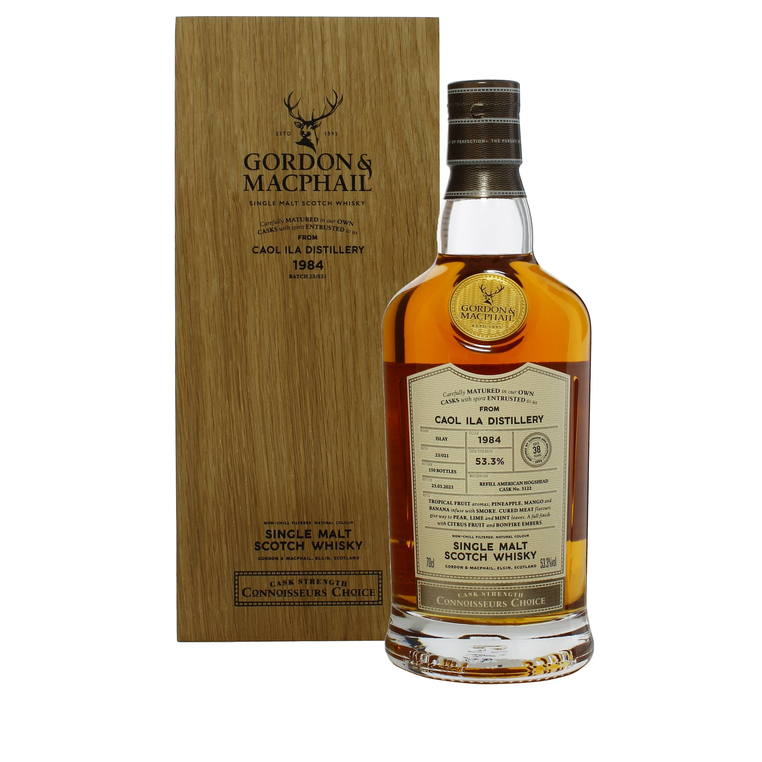 Caol Ila Connoisseurs Choice Single Cask #3122 1984 38 Year Old Whisky | 700ML - Whiskey