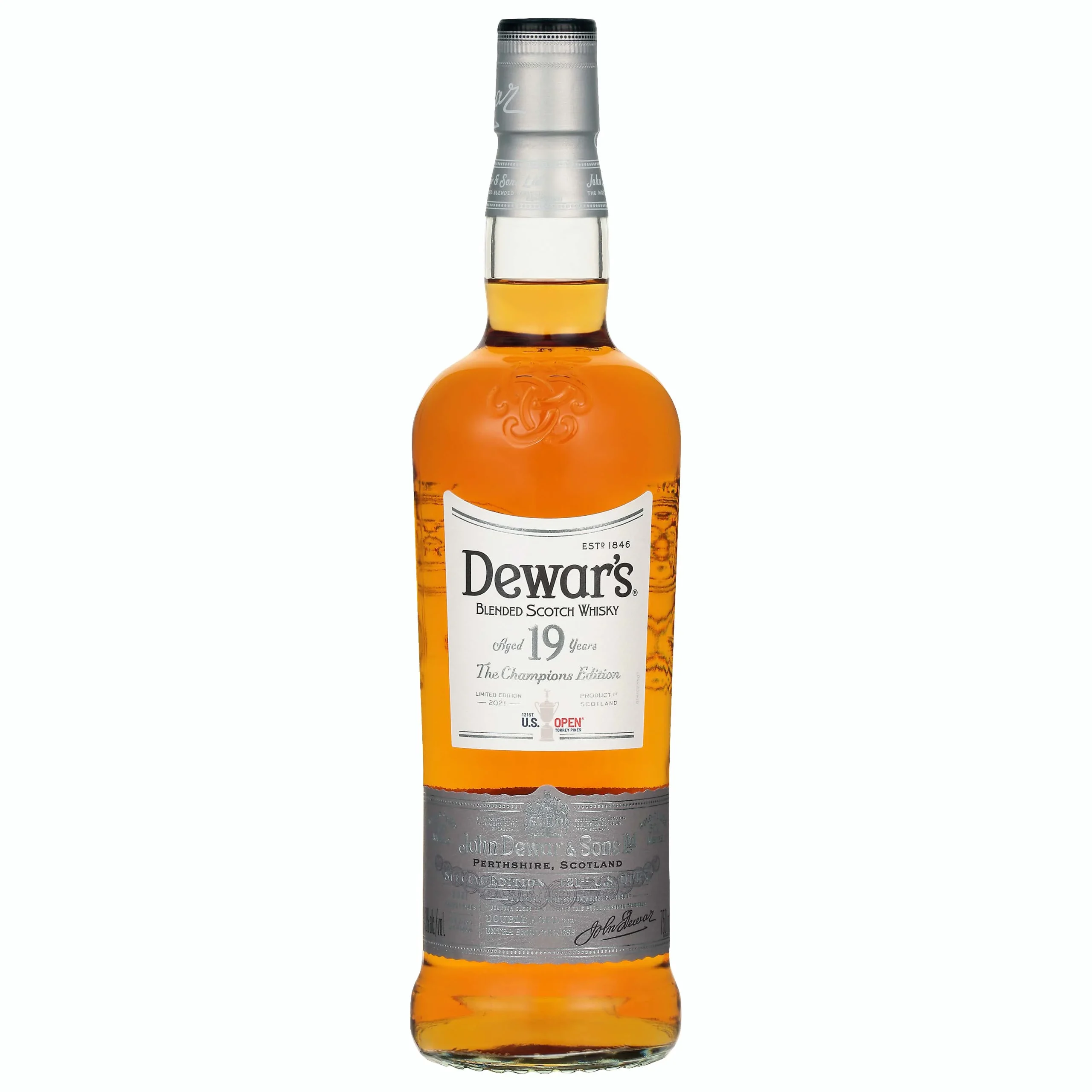 Dewar's 19 años The Champions Edition 2023 US Open Whisky escocés mezclado