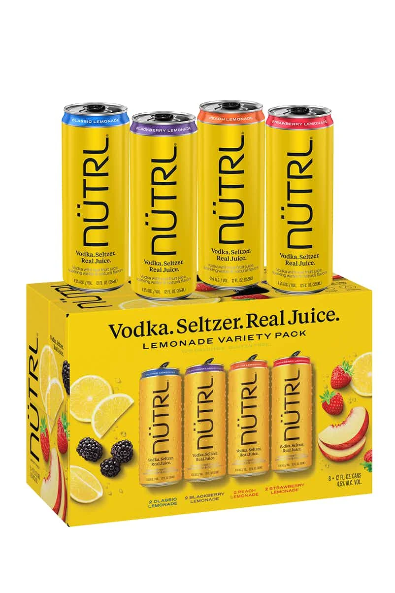 Nutrl Lemonade Seltzer Variety Cocktail | 8x355ML
