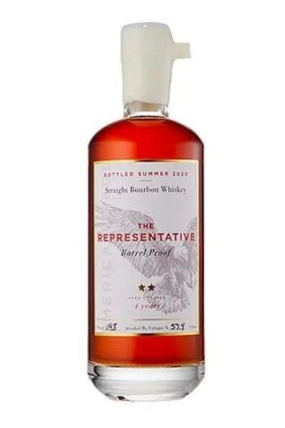 The Representative Straight Bourbon Barrel Proof 4 Year Old Whiskey