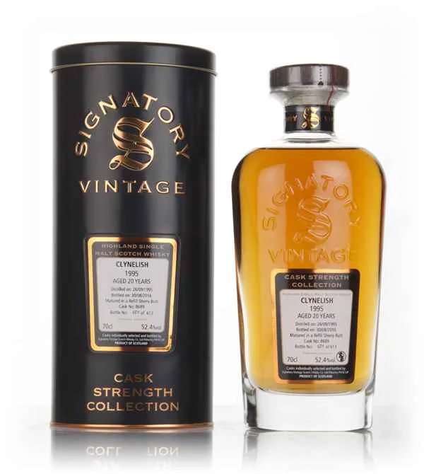 Clynelish 20 Year Old 1995 (cask 8689) - Cask Strength Collection (Signatory) Scotch Whisky | 700ML