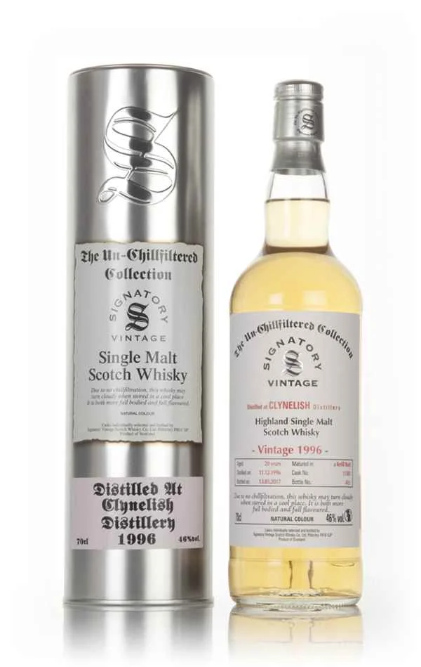 Clynelish 20 Year Old 1996 (casks 11381) - Un-Chillfiltered Collection (Signatory) Scotch Whisky | 700ML