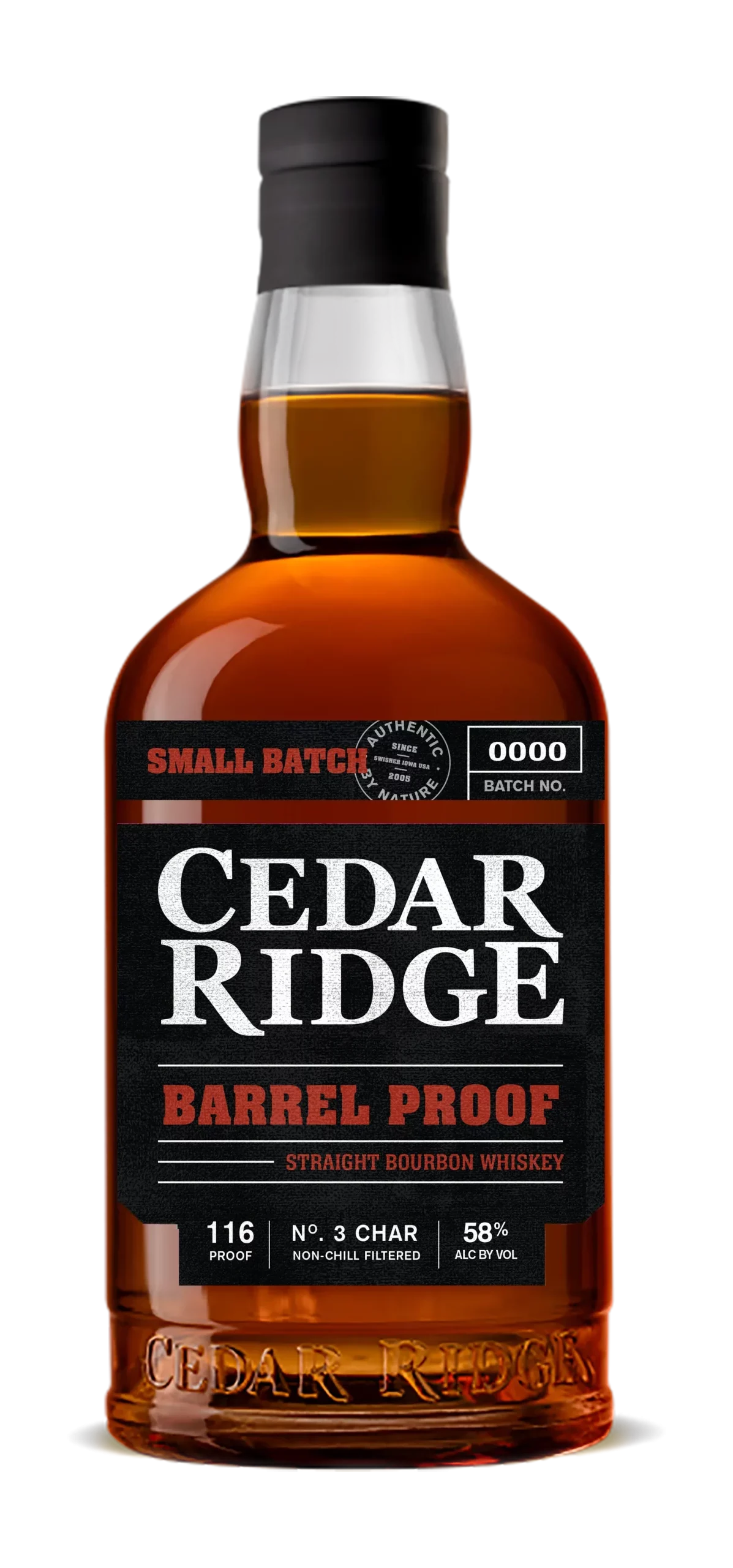 Cedar Ridge Bourbon Barrel Proof Whiskey