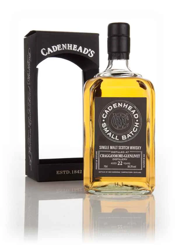 Cragganmore 22 Year Old 1993 - Small Batch (WM Cadenhead) Scotch Whisky | 700ML