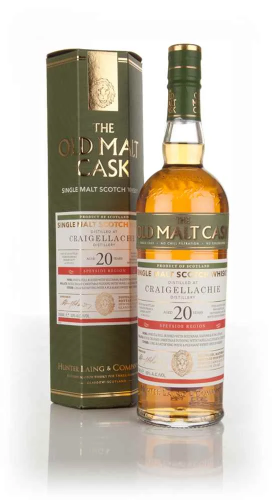 Craigellachie 20 Year Old 1995 (cask 12112) - Old Malt Cask (Hunter Laing) Scotch Whisky | 700ML