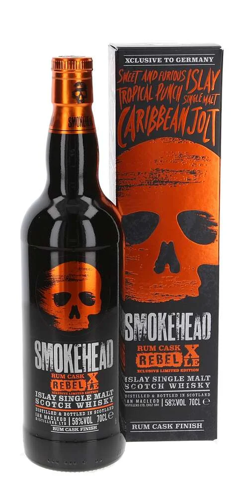Ron Smokehead Cask Rebel XLE Whisky escocés de malta única | 700ML