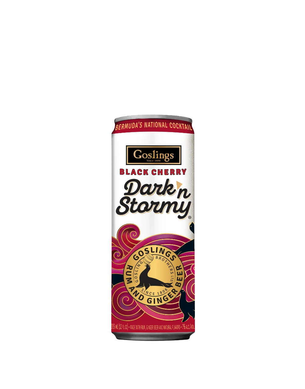 Goslings Black Cherry Dark N Stormy Cocktail | 4x355ML